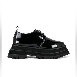 NBD x Raye Black sneaker wedge size 8 NEW